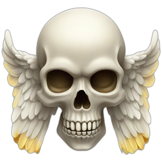 angel cross skull emoji