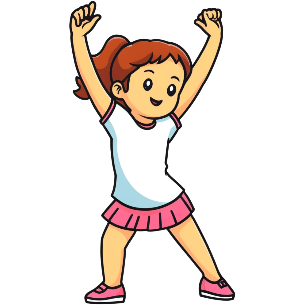 girl dancer moving to music emoji