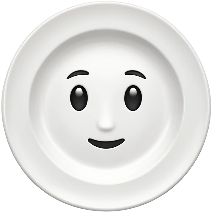 white plate emoji