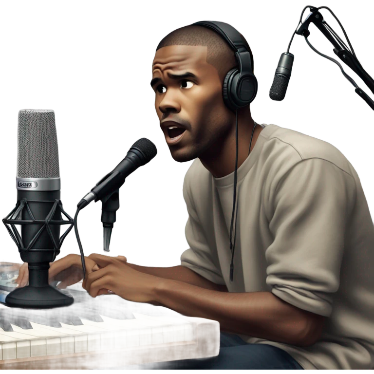frank ocean making music emoji