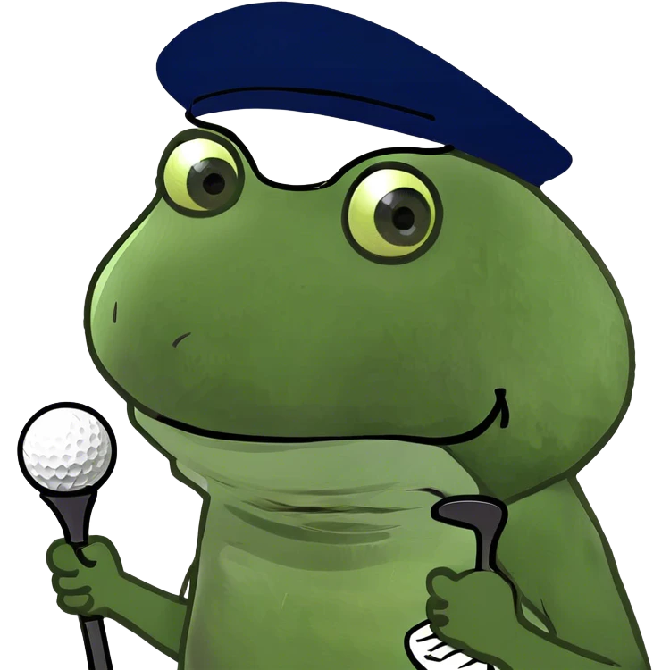 Passed out on a golf course  emoji