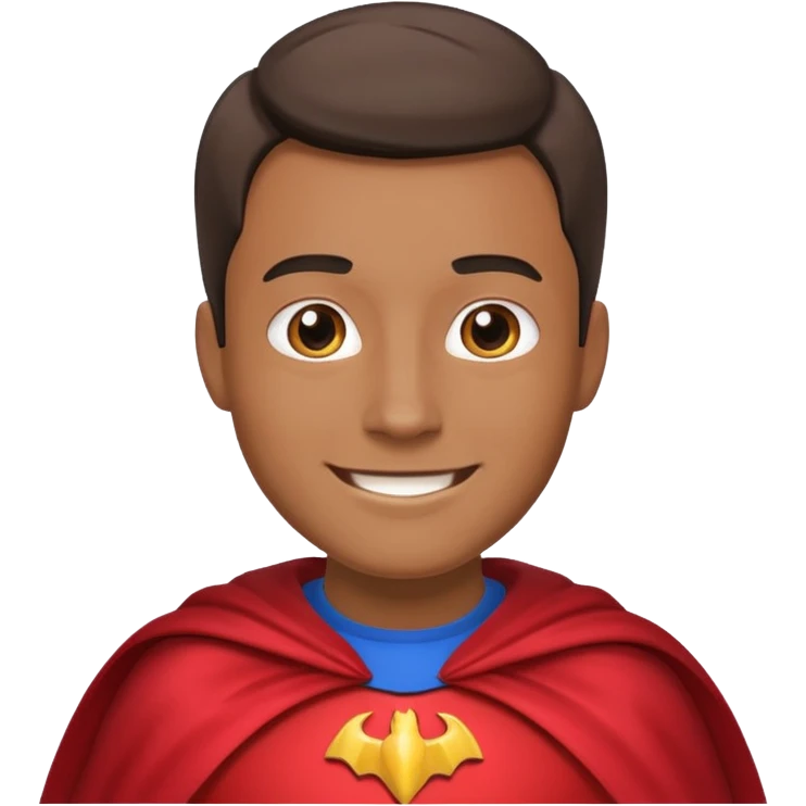 Caped Hero fake emoji
