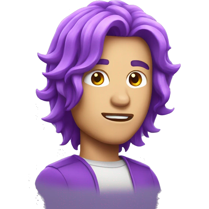 purple animated thunderbolt emoji