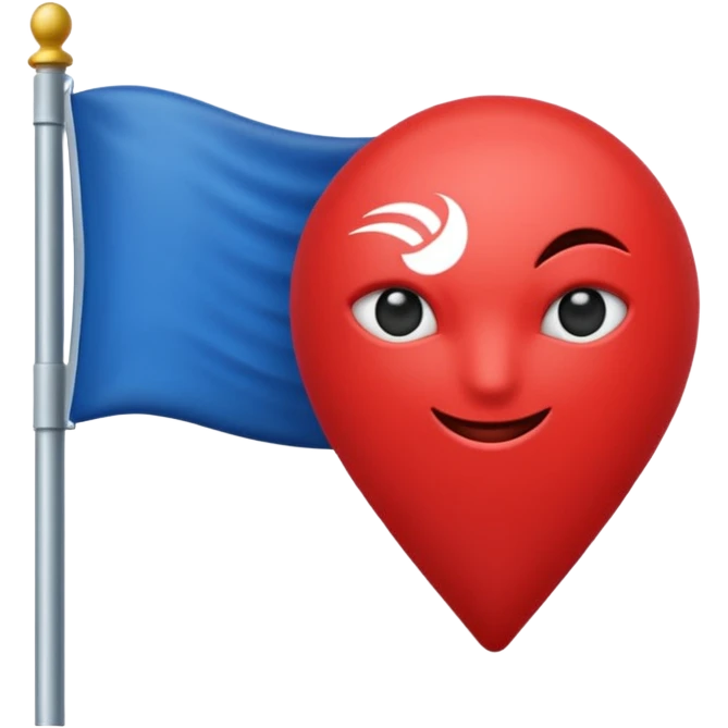 Зеленый сверху до середины синий снизу д  сиридины флаг с красным колесом в середине  emoji