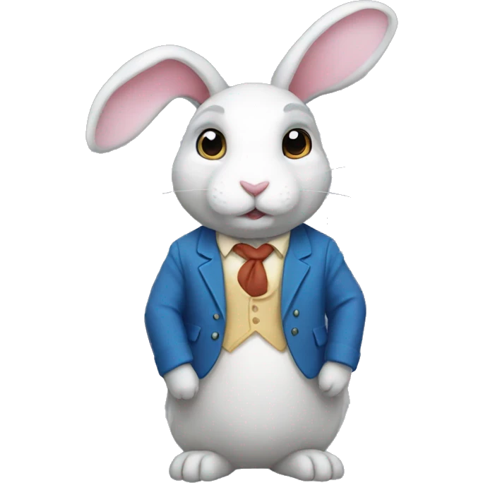 rabbit wearing a boe  emoji