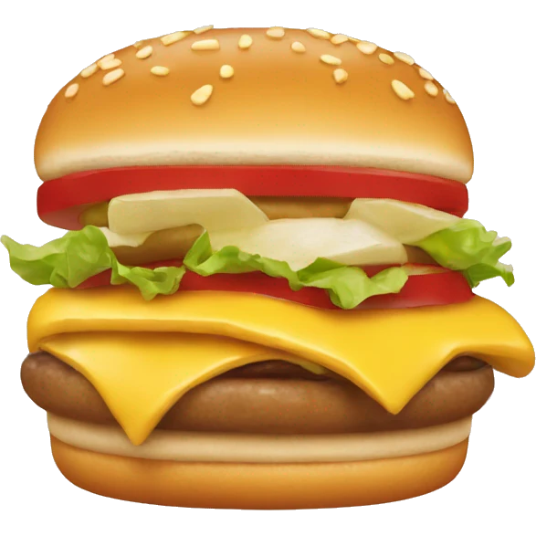 in n out cheeseburger emoji