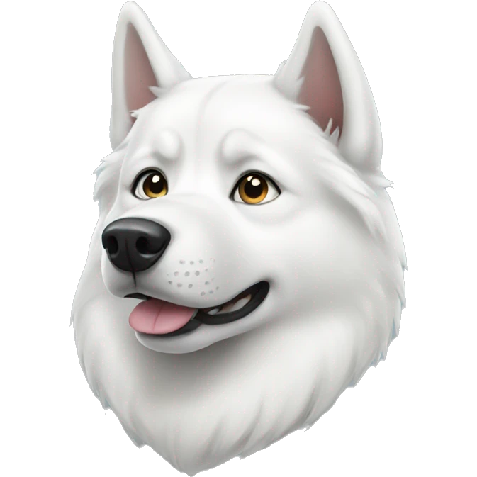 White husky emoji