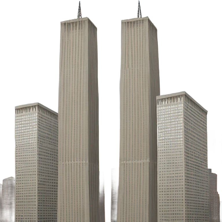 Two twin towers  emoji