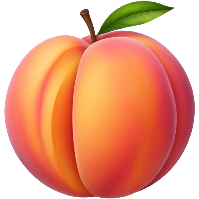 Peach fruit emoji for 'Peaches' song emoji
