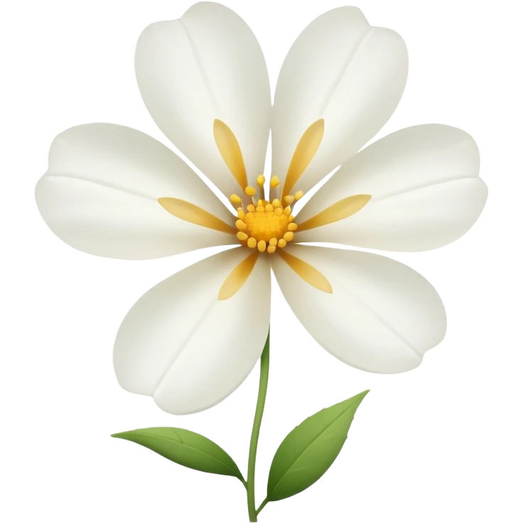 contour de fleur juste la forme emoji