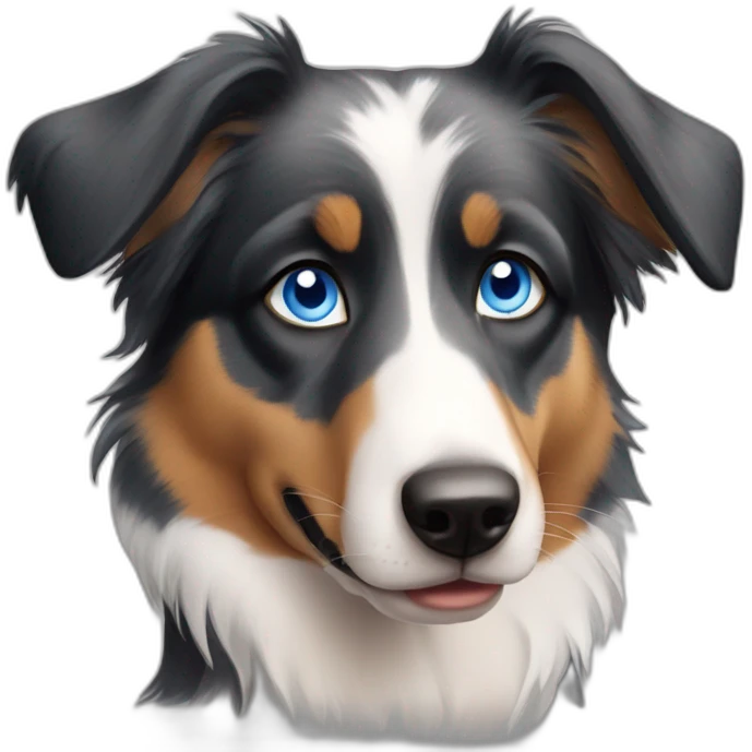 australian-shepard-blue-eyes emoji