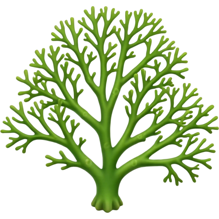 green Coral emoji