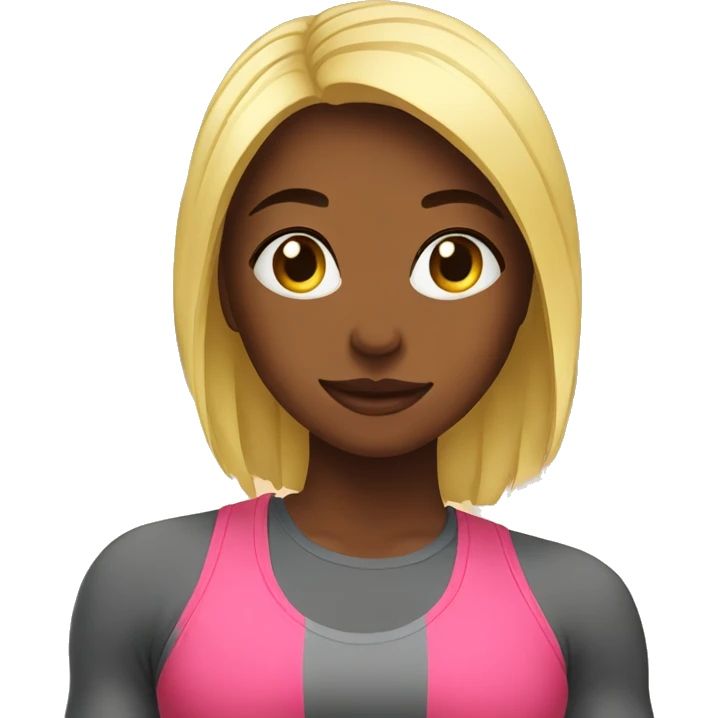 Girl in the gym emoji