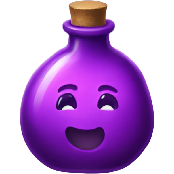 purple potion emoji