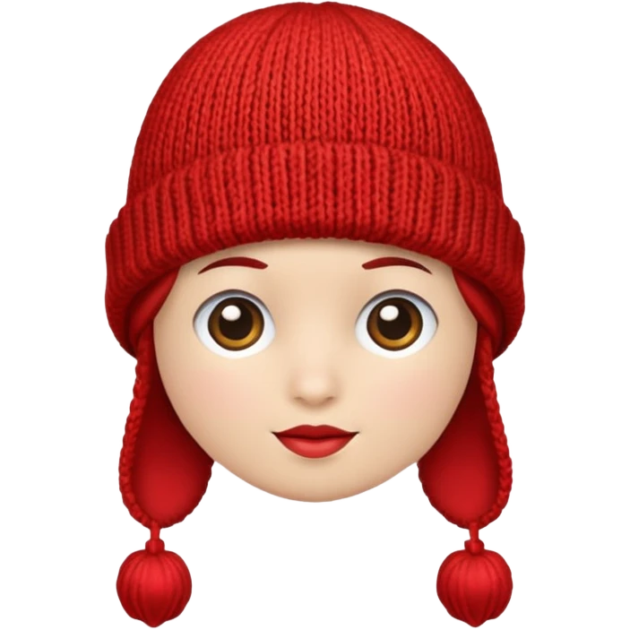  A only red hat emoji