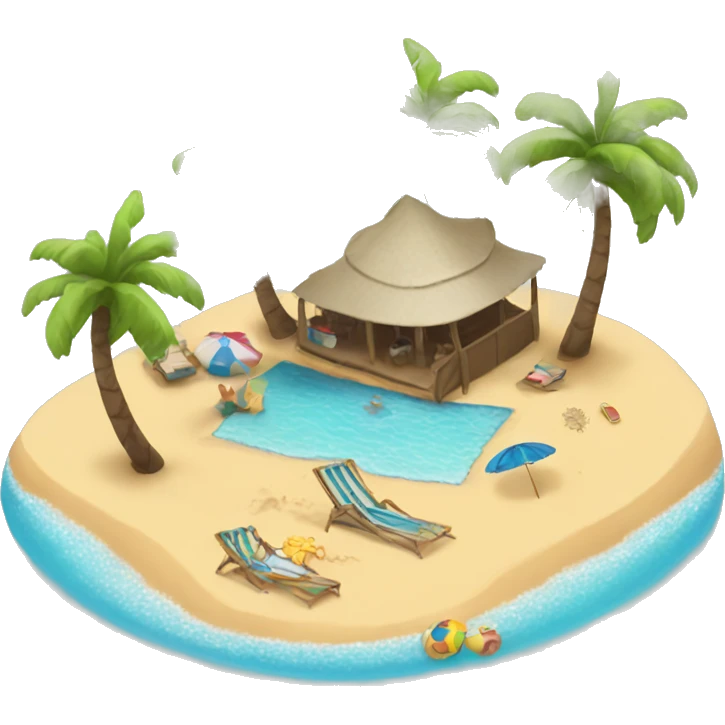 Beach emoji