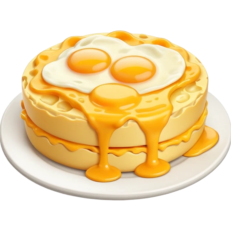 Cheesy eggs emoji