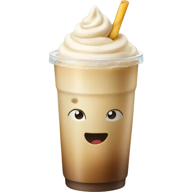 Ice latte emoji