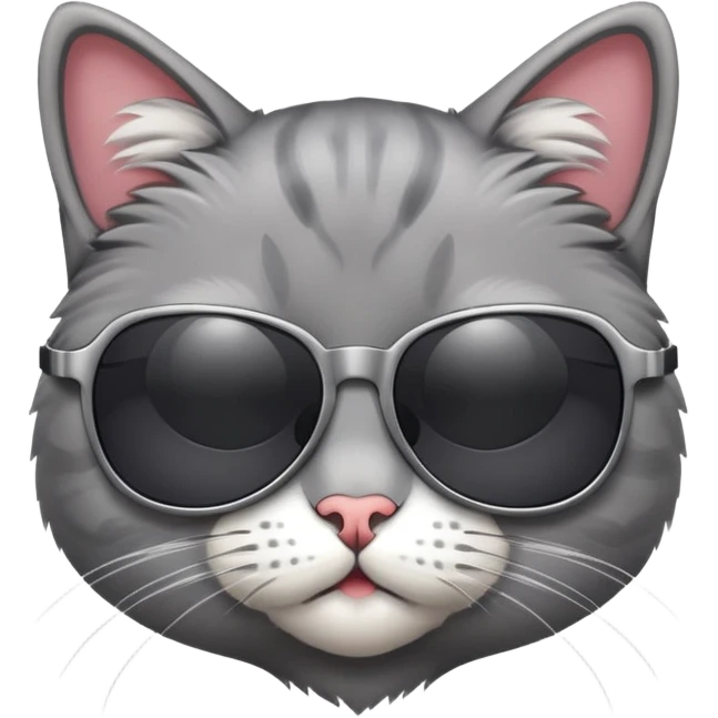 Cat wearing sunglasses emoji