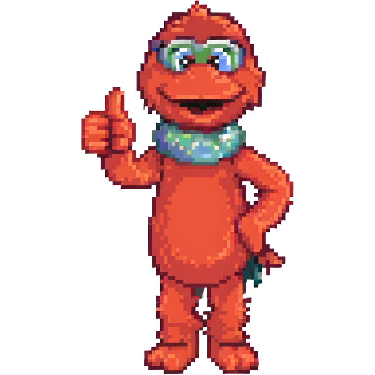 Elmo giving a thumbs up emoji