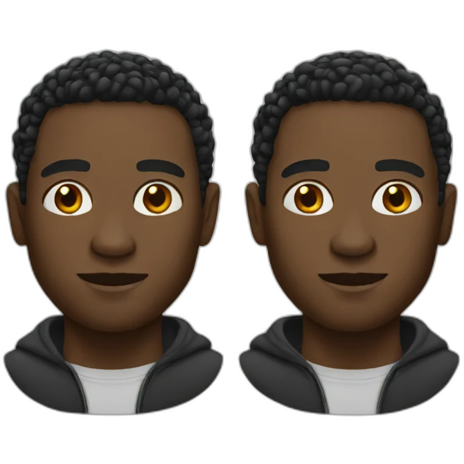 Black man emoji