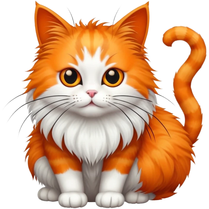 cat and near him spider emoji