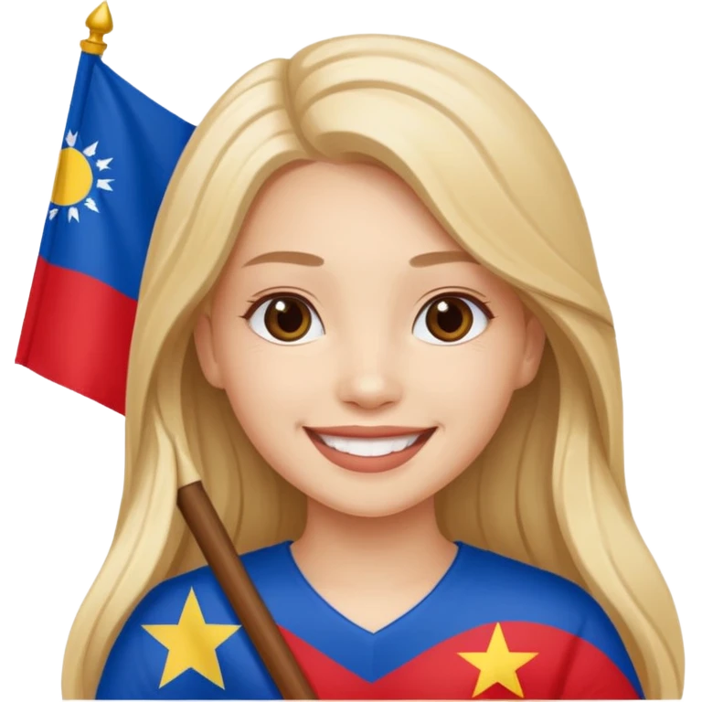 white girl pinoy flag emoji