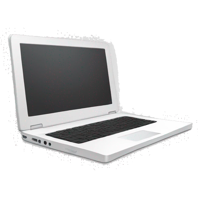 White laptop emoji