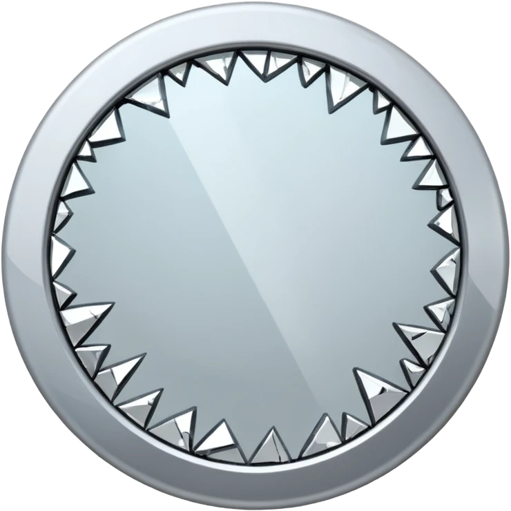 broken round mirror emoji