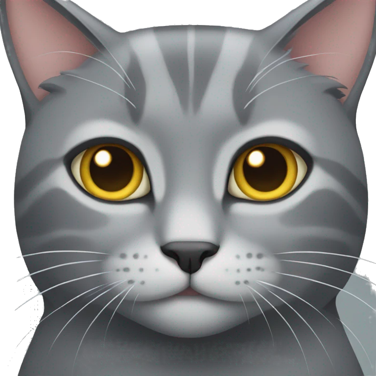 Grey Cat  emoji