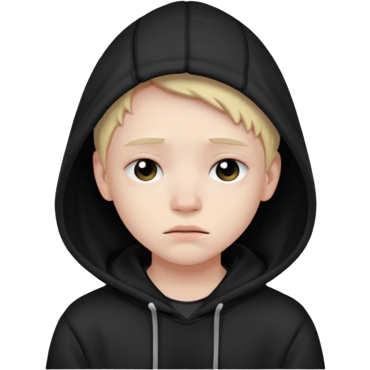 Teen with depression  emoji