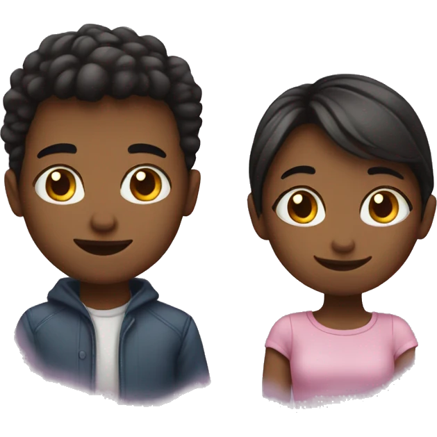 Cute lovers emoji