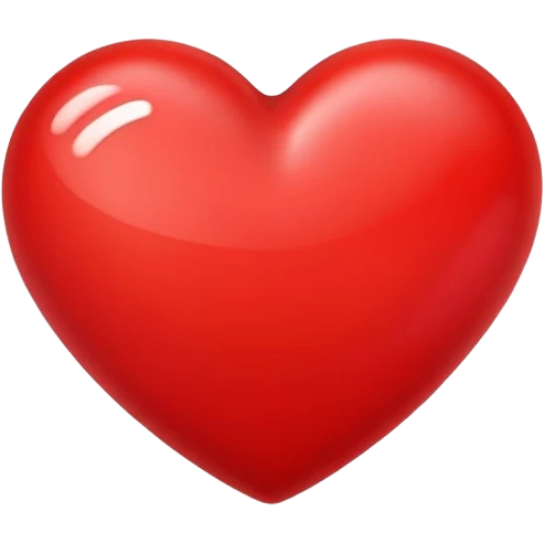 red heart emoji