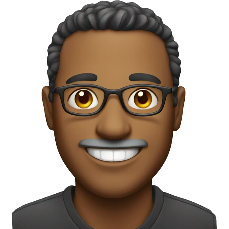 portrait of a smiling man emoji