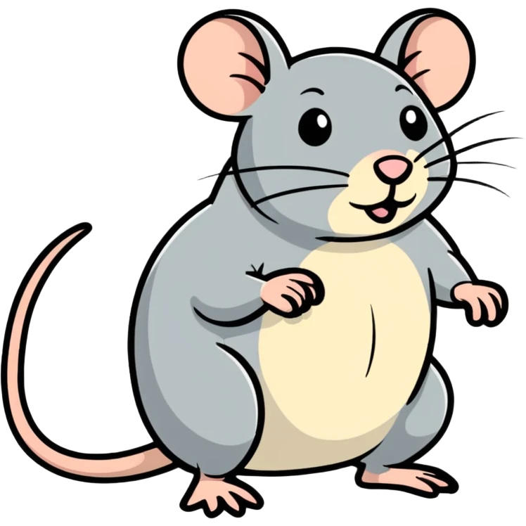 Rat jerking off emoji