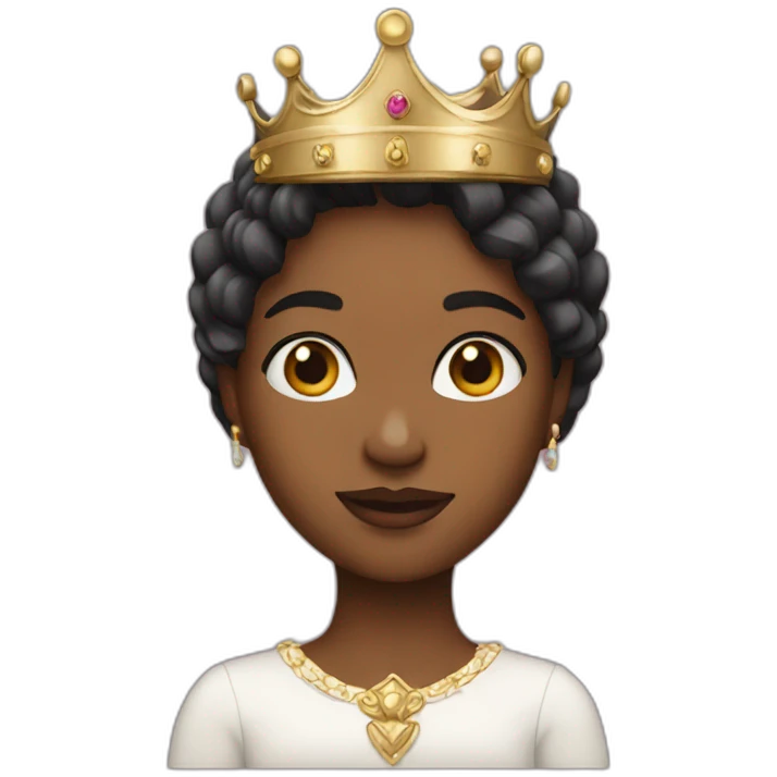 Girl queen emoji