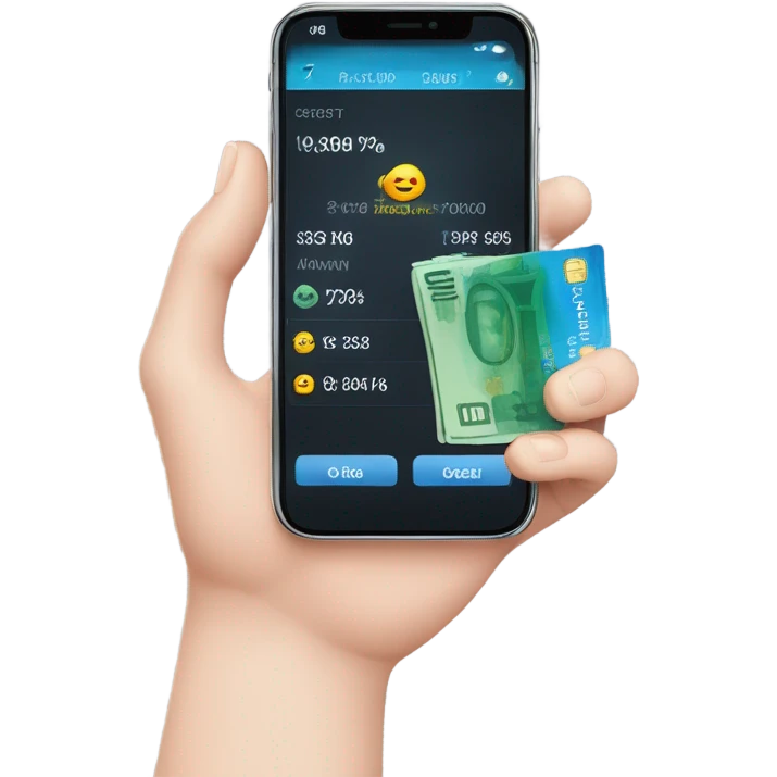 empty bank account app emoji