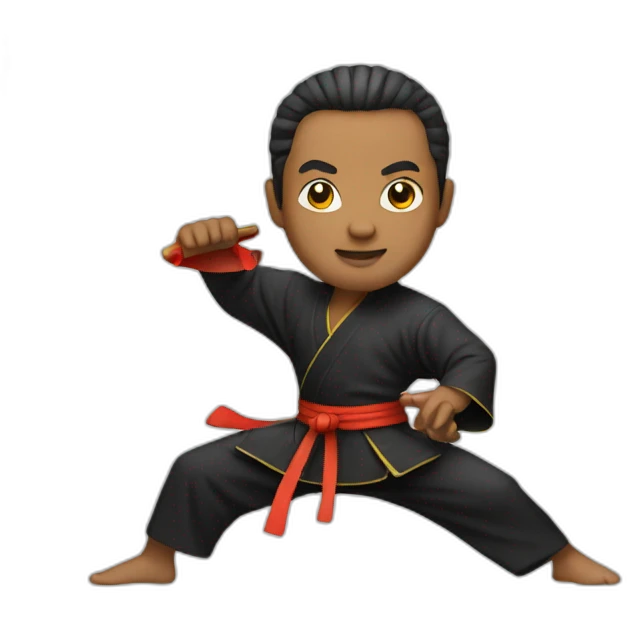 kung fu emoji