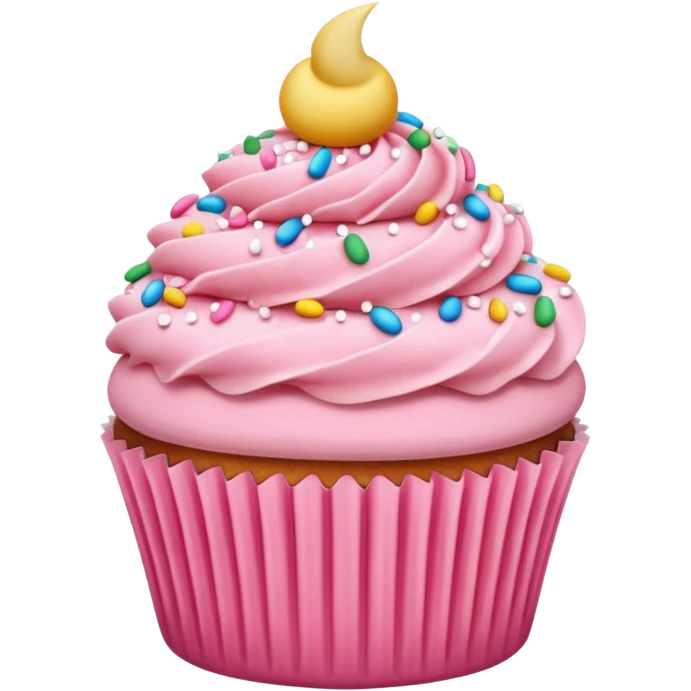 cupcake rosa emoji