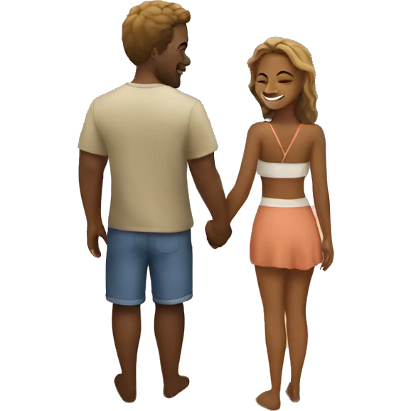 Romantic on the beach emoji