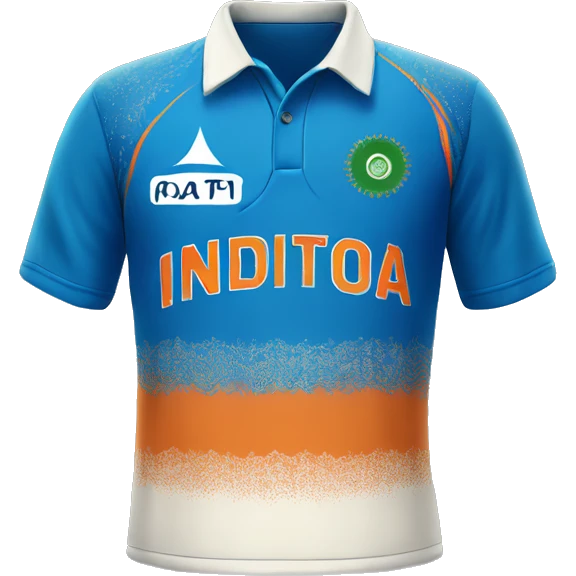 Indian cricket jerseys  emoji