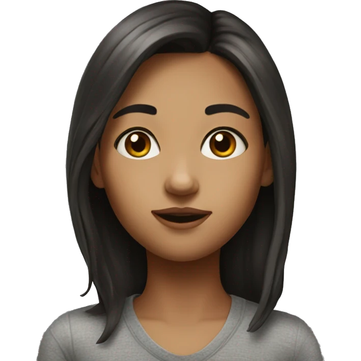 realistic portrait of girl emoji