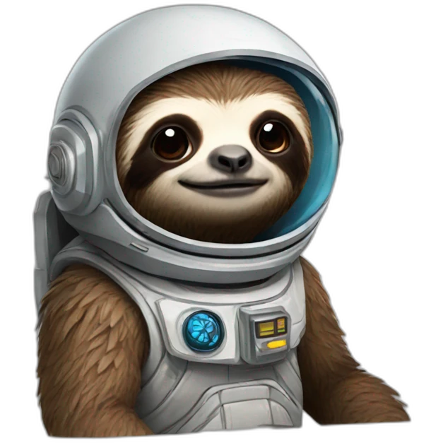 Space sloth emoji