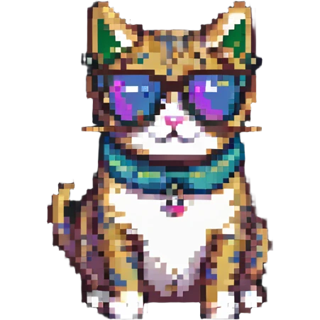 Cat wearing sunglasses emoji