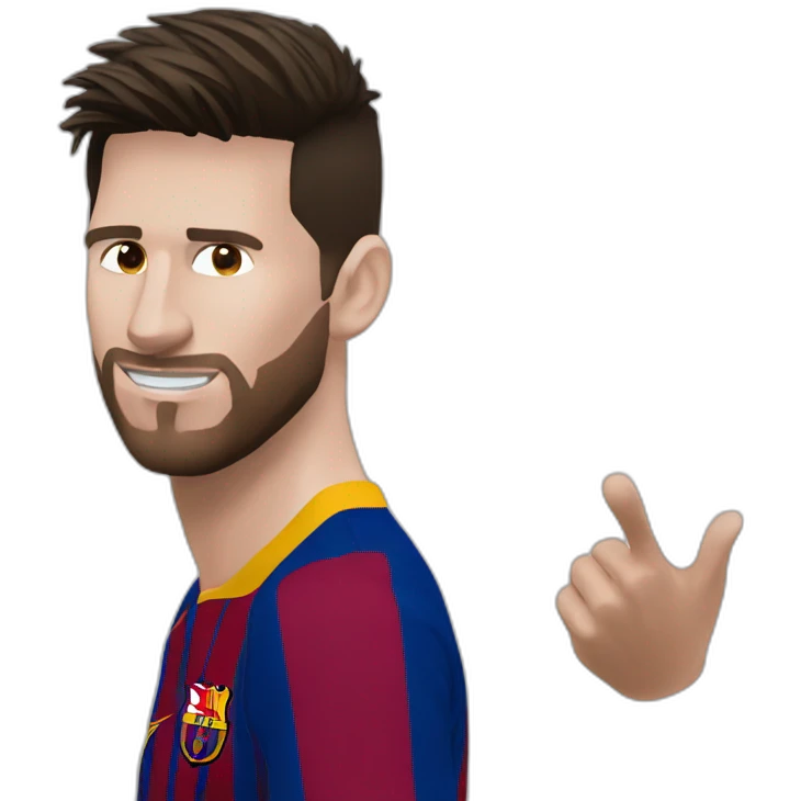 Messi rezando emoji