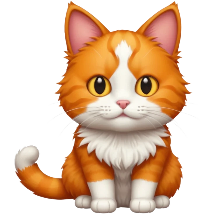 orange cat emoji