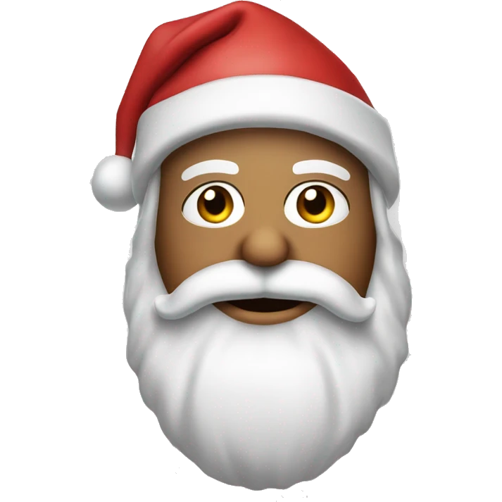 Santa clause wearing a ski mask emoji