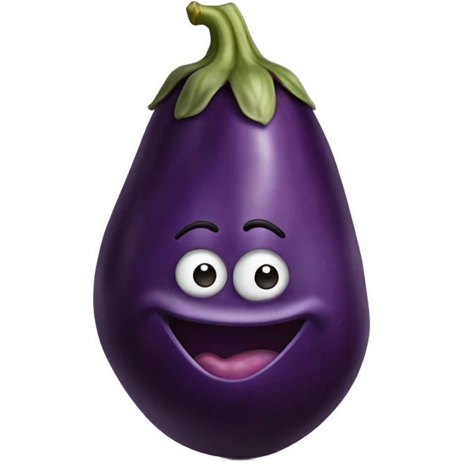 stinky eggplant ￼ emoji