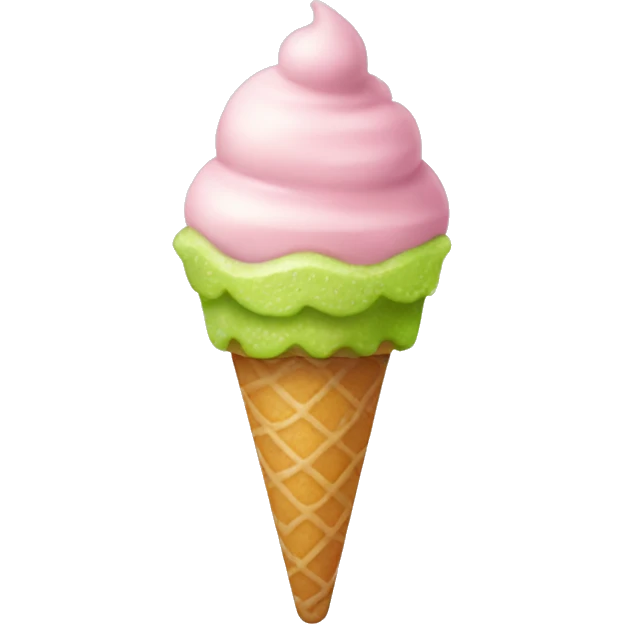 Ice creme lime  emoji