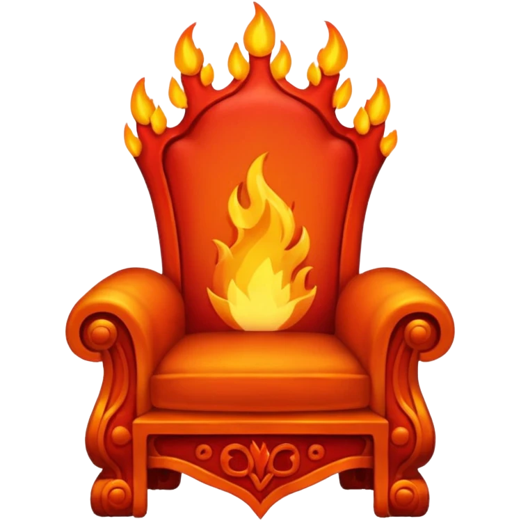 Fire throne emoji